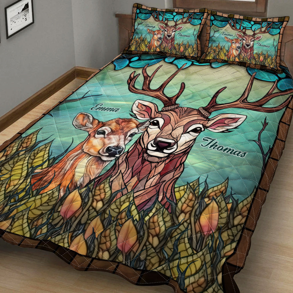 You & Me We Got This - Personalized Hunting Quilt Set