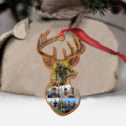 Deer Hunting Collage - Personalized Hunting Ornament