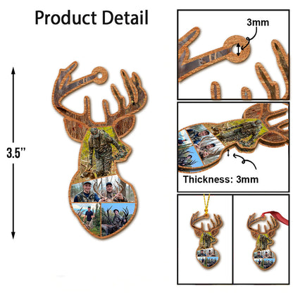 Deer Hunting Collage - Personalized Hunting Ornament