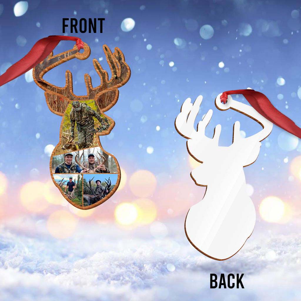 Deer Hunting Collage - Personalized Hunting Ornament