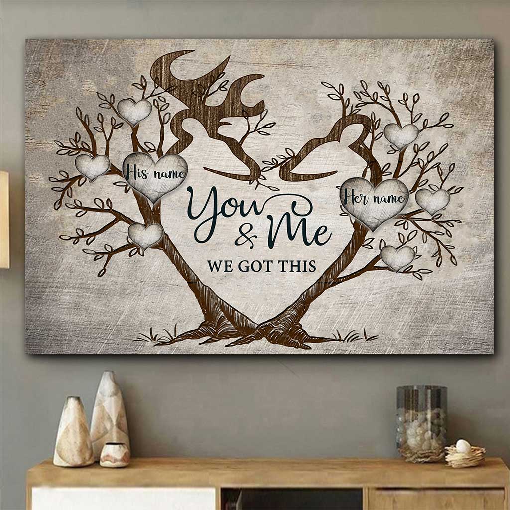 You And Me We Got This - Personalized Couple Hunting Poster