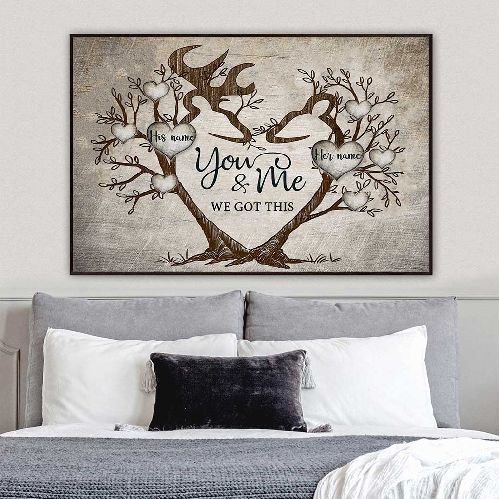 You And Me We Got This - Personalized Couple Hunting Poster
