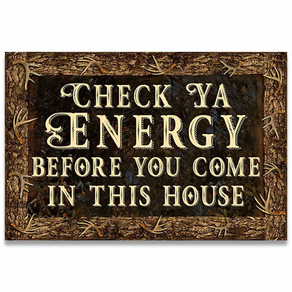 Check Ya Energy - Hunting Doormat