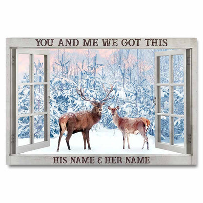 You And Me We Got This - Personalized Hunting Poster