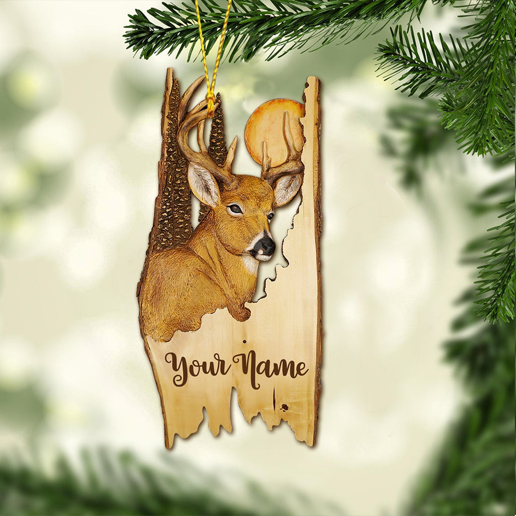Love Hunting - Personalized Christmas Ornament (Printed On Both Sides)