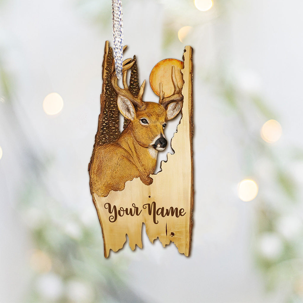 Love Hunting - Personalized Christmas Ornament (Printed On Both Sides)