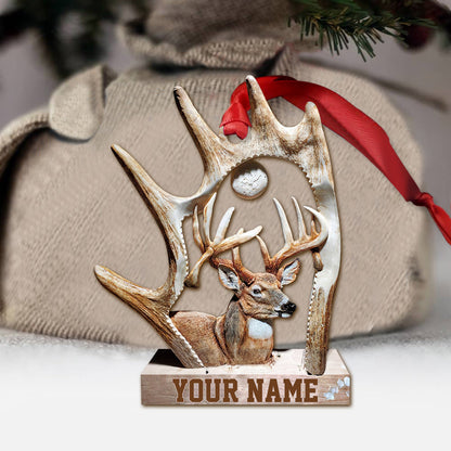 Love Hunting - Personalized Christmas Ornament (Printed On Both Sides)
