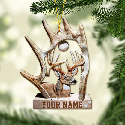 Love Hunting - Personalized Christmas Ornament (Printed On Both Sides)