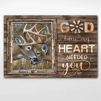 Home Is Wherever I'm With You - Personalized Hunting Poster