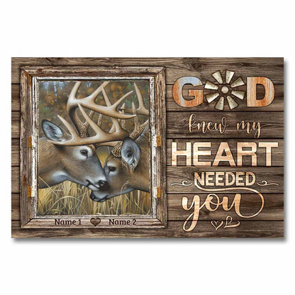 Home Is Wherever I'm With You - Personalized Hunting Poster