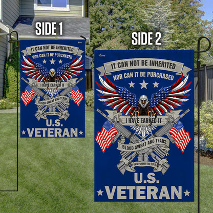 Memorial Day FLAGWIX Veteran Eagle Flag Blood Sweat and Tears I Own Forever The Title  U.S. Veteran Flag MLN2876F