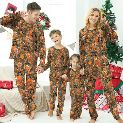 Photo Inserted Hunter - Personalized Hunting Pajamas Set