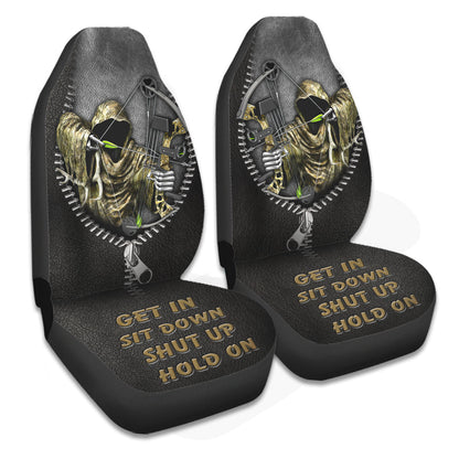 Get In Sit Down Shut Up Hold On - Hunting Seat Covers