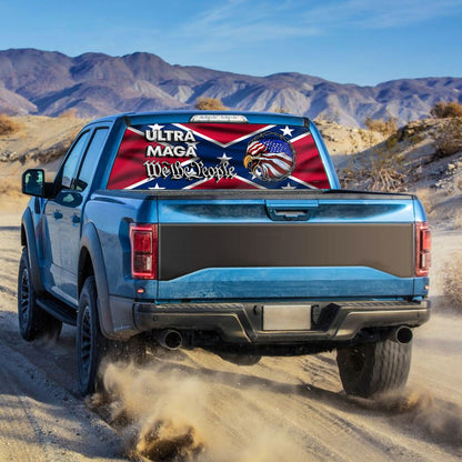 Ultra MAGA Rear Window Decal We The People Southern Confederate TQN145CDv1