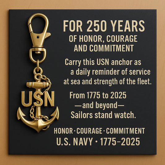 🇺🇸 U.S. Military Commemorative Keychain Series