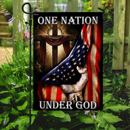 One Nation Under God. American US Flag