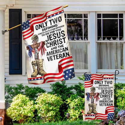 Flagwix American Flag - Only Jesus Christ and American Veteran Can Die For You, US Veteran Flag TPT743F