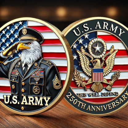 🎖️U.S  250th Anniversary Veteran's Tribute Eagle Coin