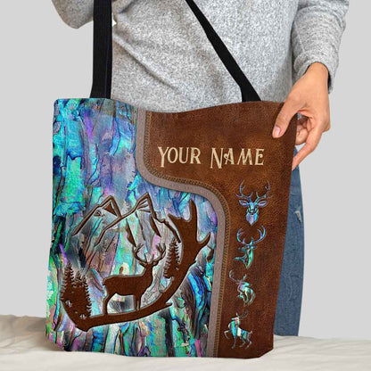 Love Deers - Personalized Hunting Tote Bag
