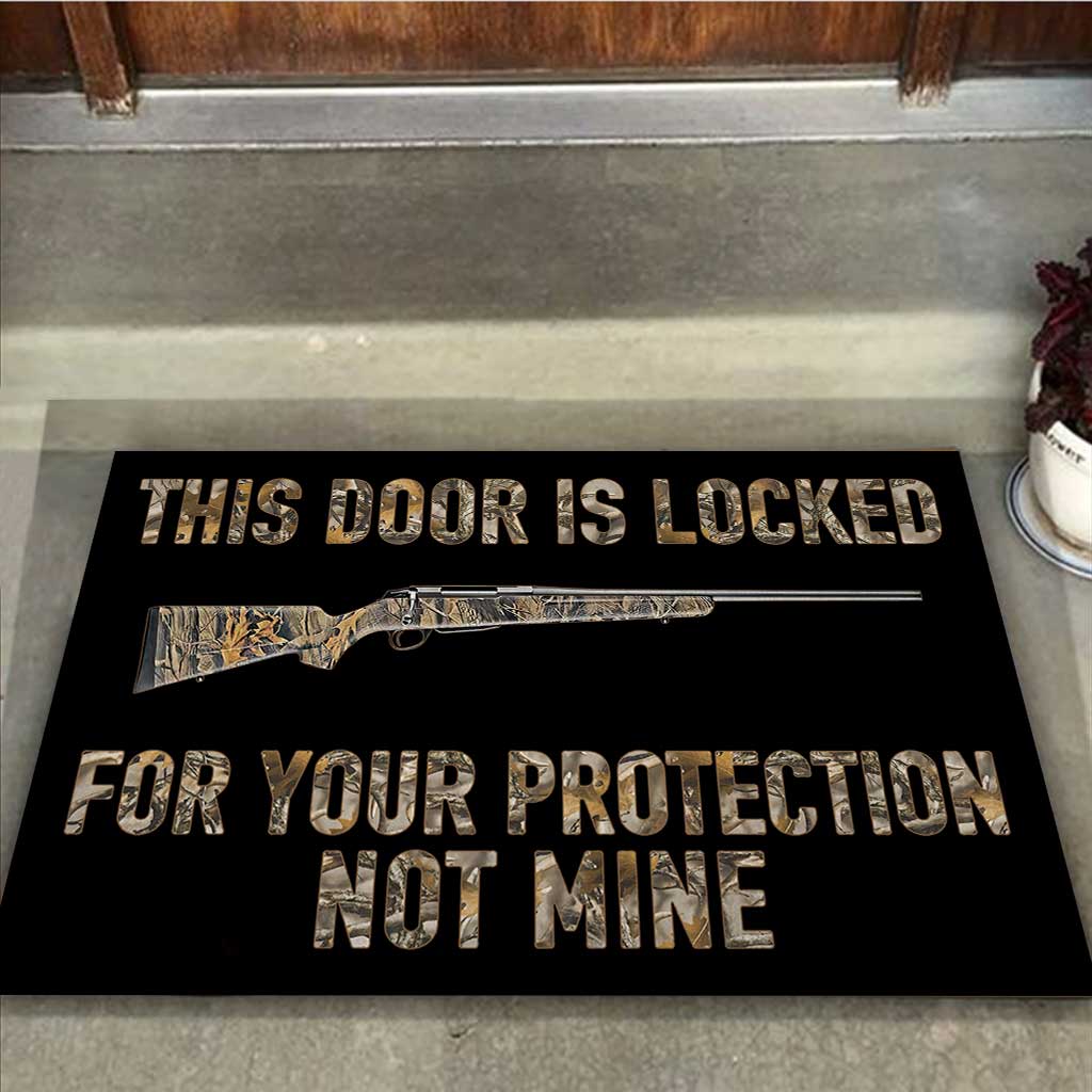 This Door Is Locked - Hunting Doormat