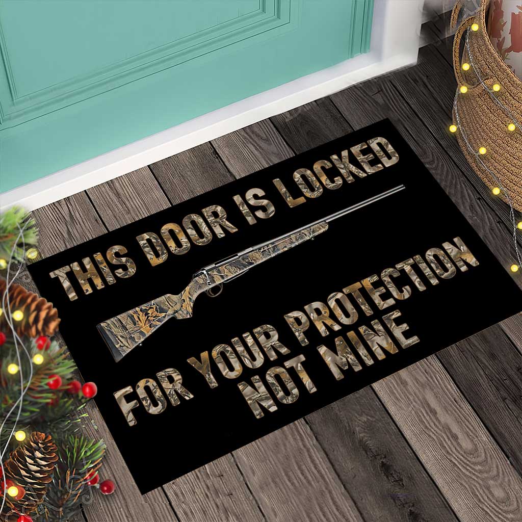 This Door Is Locked - Hunting Doormat