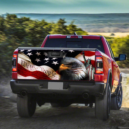 We The People America Truck Tailgate Decal Sticker Wrap