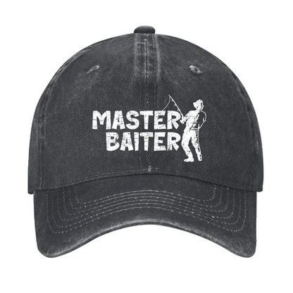 Master Baiter Fishing Baseball Cap (Free Customization)