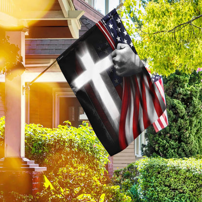 One Nation Under God Jesus American Flag