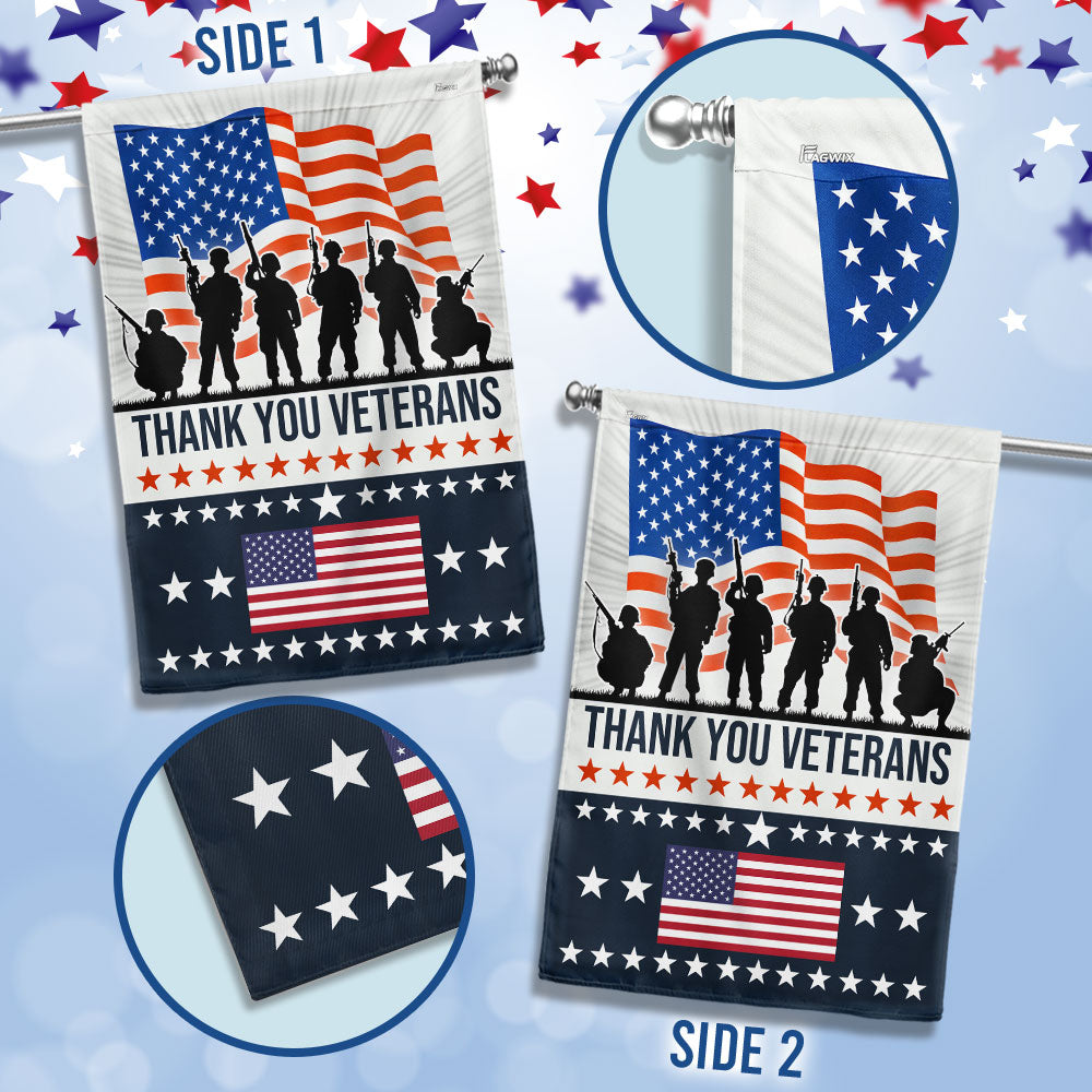 Veterans Day Thank You Veterans Flag TQN3866F