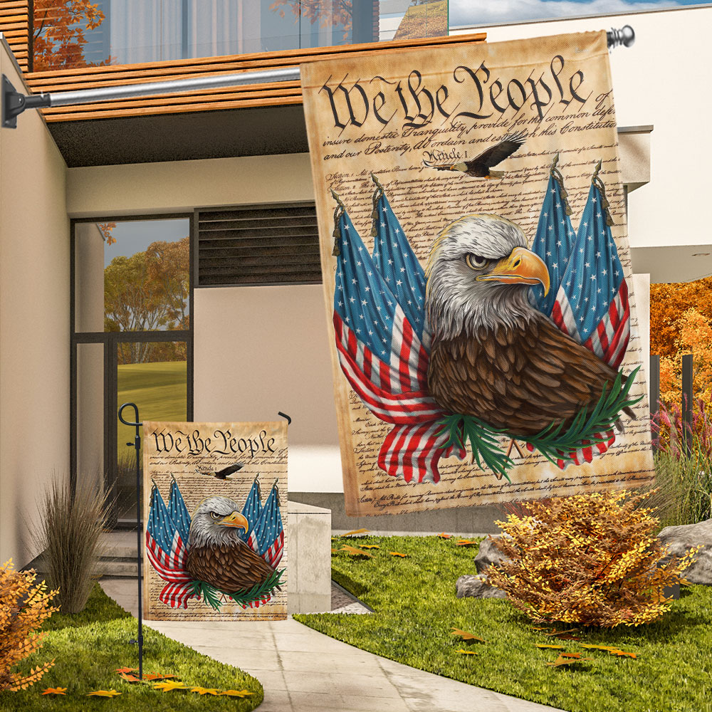 Flagwix American Flag - We The People Eagle 4th Of july Independence Day Flag TQN1221F