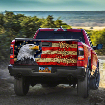 We The People Patriots Truck Tailgate Decal Sticker Wrap