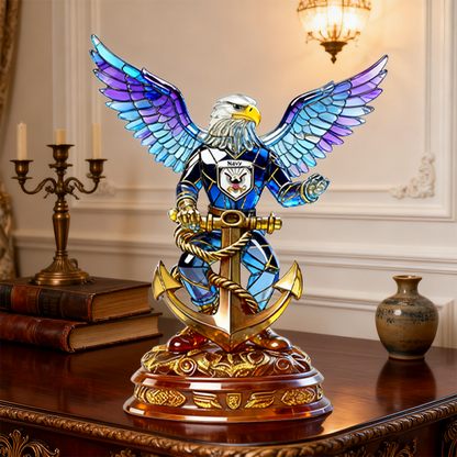 🇺🇸 Stained Glass Eagle Sculpture — The Spirit of Freedom