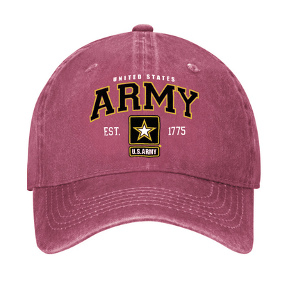 US Army Veteran Pride Military United States Graphic Cap (Free Customization)