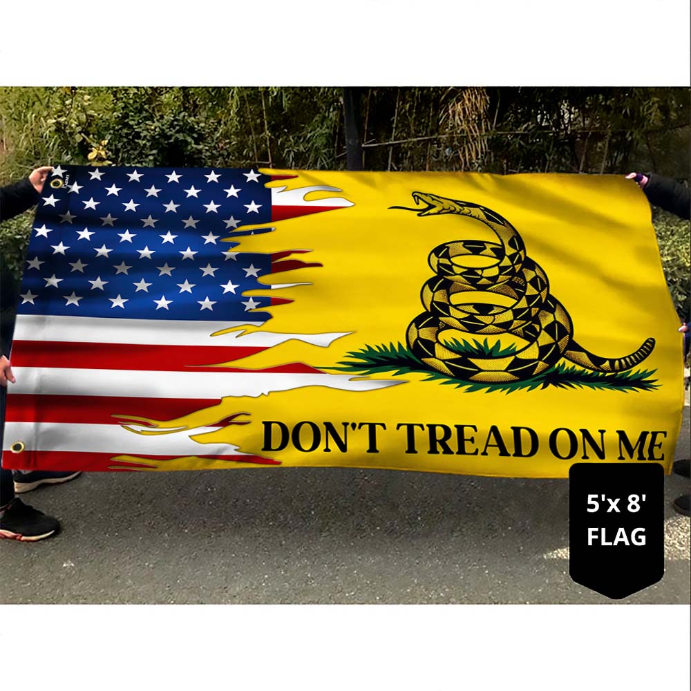 Gadsden Don't Tread On Me American Grommet Flag MLN2726GF