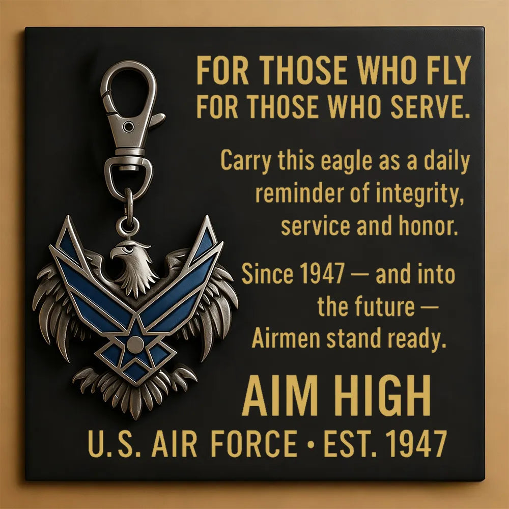 🇺🇸 U.S. Military Commemorative Keychain Series
