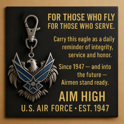 🇺🇸 U.S. Military Commemorative Keychain Series