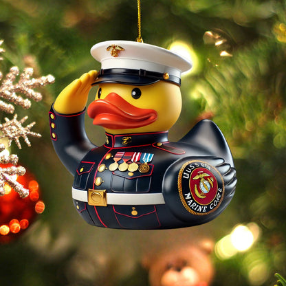 Veteran Tribute Duck Ornaments