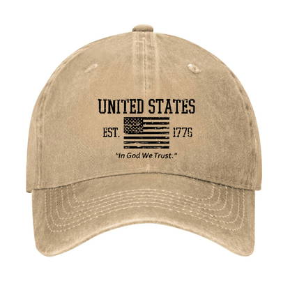 United States In God We Trust Cap
