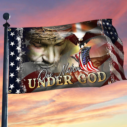 One Nation Under God American Flag THH3442GF