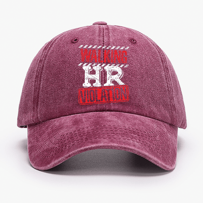 Walking HR Violation Funny Uniex Cap