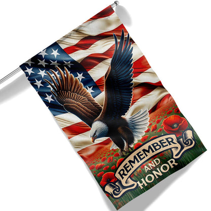 FLAGWIX  Patriot Eagle Memorial Day Remember and Honor Flag MLN2477F
