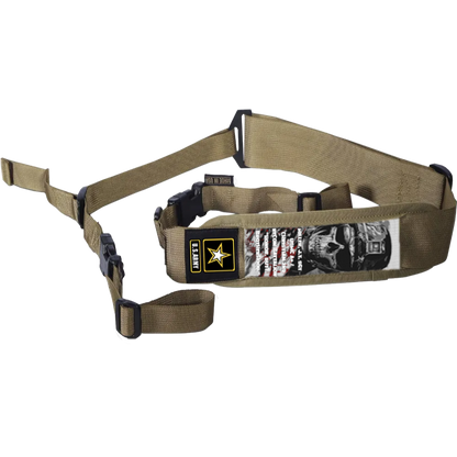 Custom Tactical Gun Sling – Personalized 2-Point Rifle Sling with Your Text or Graphic | Military Style Sling | Custom Gear