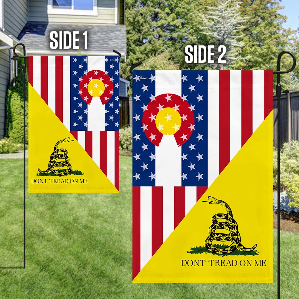 Don't Tread On Me Colorado American Gadsden Flag TPT1168F