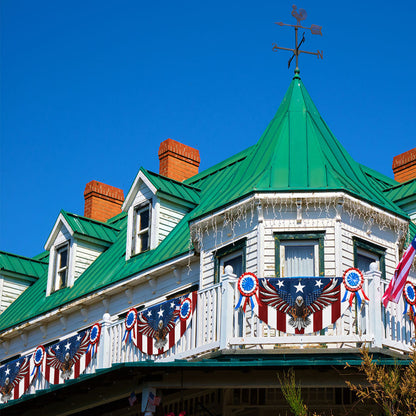 Flagwix American Flag - Eagle with the American Flag - Patriotic Bunting