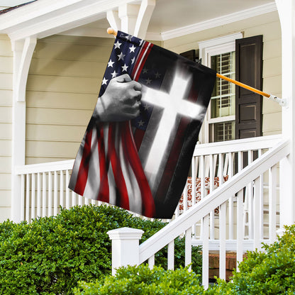 One Nation Under God Jesus American Flag