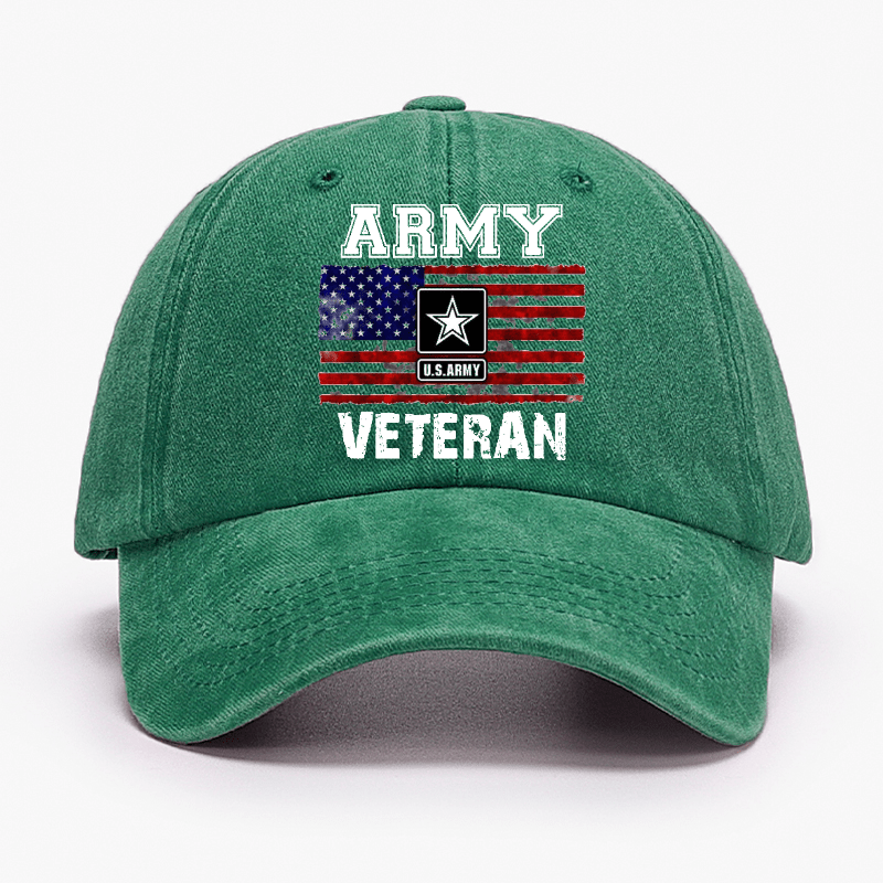 Maturelion Custom Cap Army U.S.Army Veteran Cap(Free Customization)