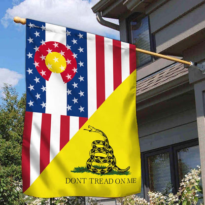 Don't Tread On Me Colorado American Gadsden Flag TPT1168F