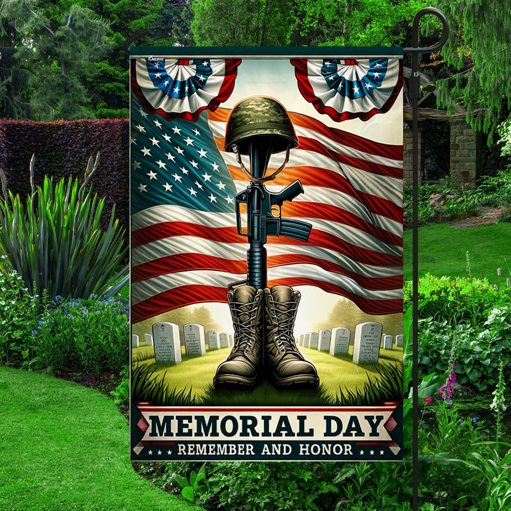 FLAGWIX Memorial Day Remember and Honor American Patriot Flag MLN2747F
