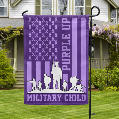 Purple Up Military Child Flag TQN1128F