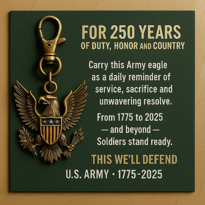 🇺🇸 U.S. Military Commemorative Keychain Series